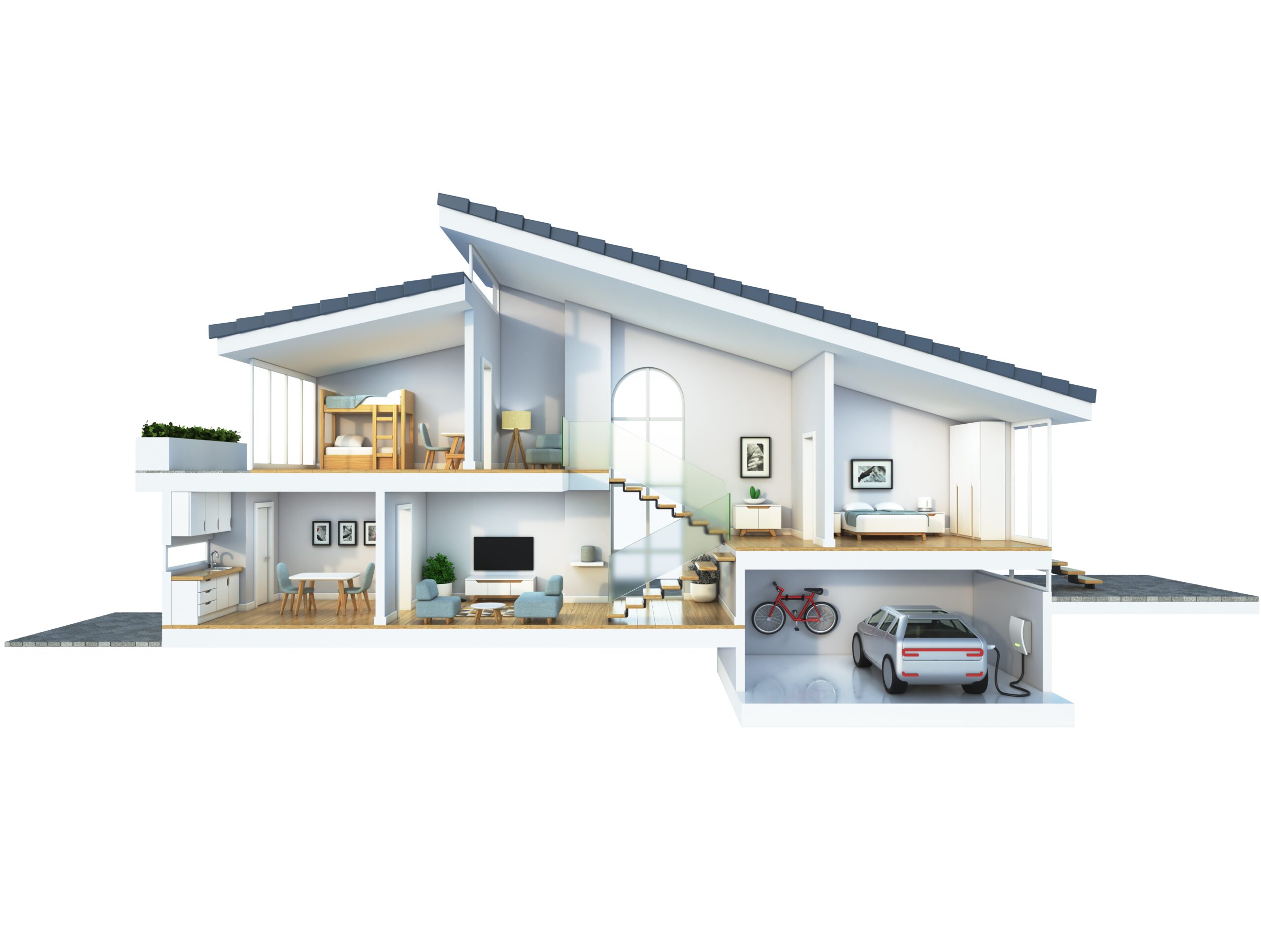 house template for site heat map with zones of areas cleaned